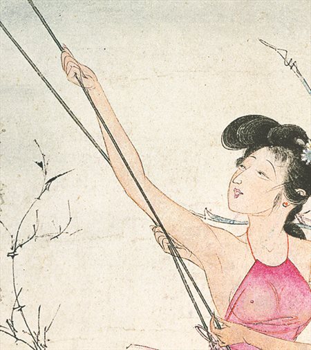 利津-胡也佛的仕女画和最知名的金瓶梅秘戏图